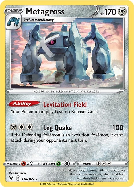 Metagross (118/185) (SWSH04)