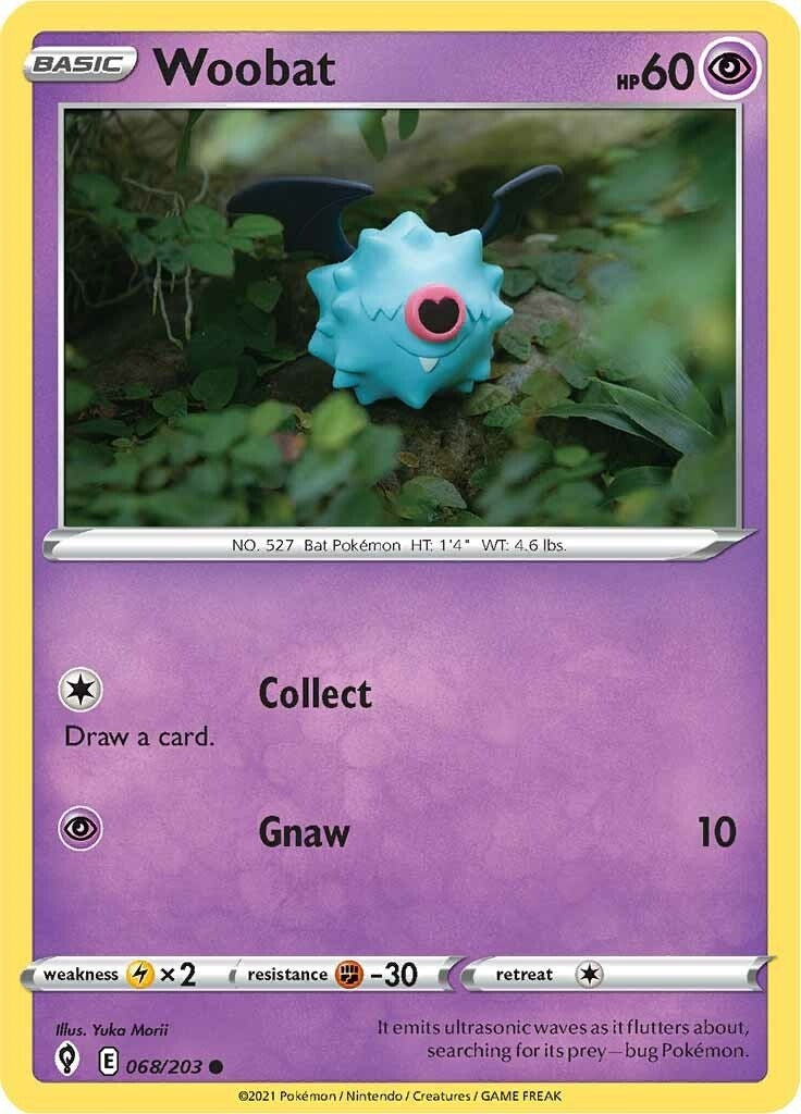 Woobat (068/203) (SWSH07: Evolving Skies)