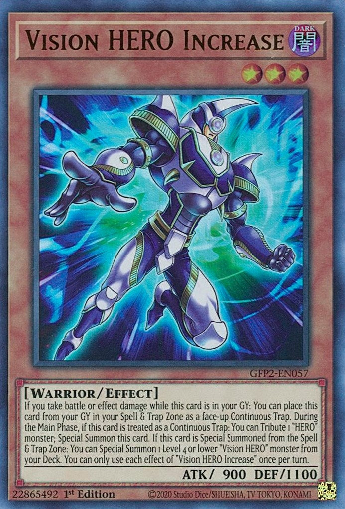 Vision HERO Increase (2057) (GFP2) - YuGiOh Single