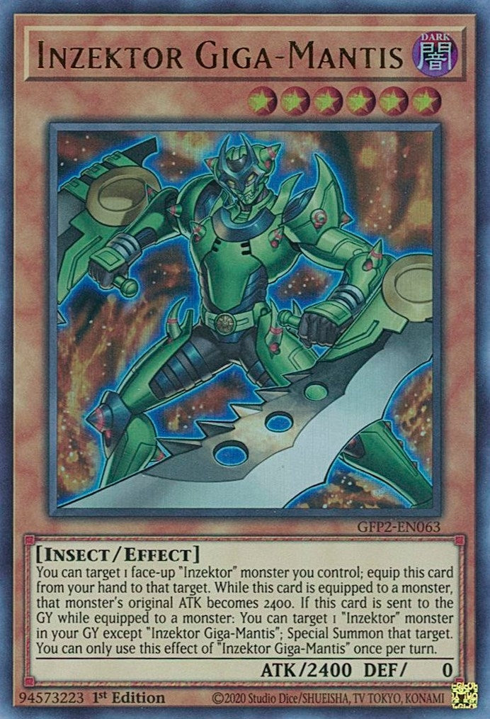 Inzektor Giga-Mantis (2063) (GFP2) - YuGiOh Single
