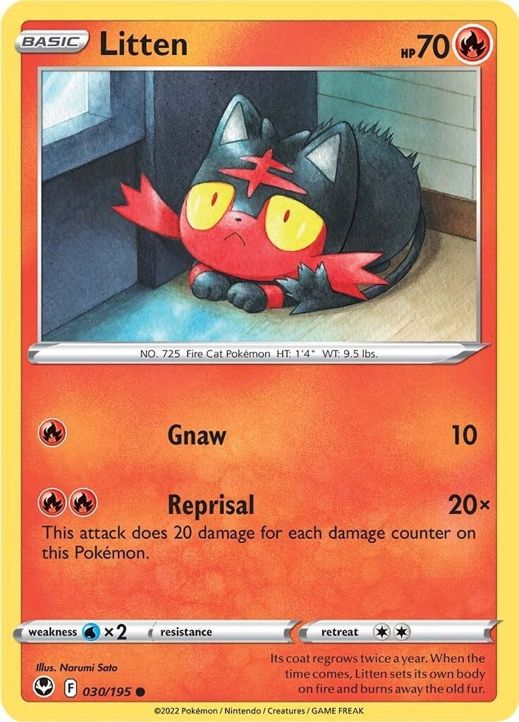 Litten (030/195) (SWSH12)