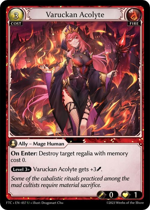 Varuckan Acolyte (57) (FTC) - Grand Archive TCG Single