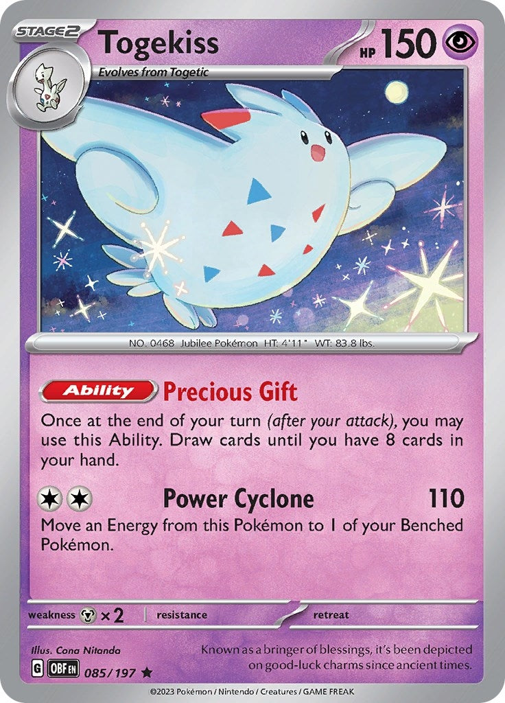 Togekiss (085/197) (SV03: Obsidian Flames)