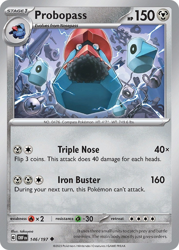 Probopass (146/197) (SV03: Obsidian Flames)