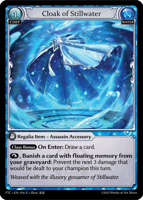 Cloak of Stillwater (16) (FTC) - Grand Archive TCG Single