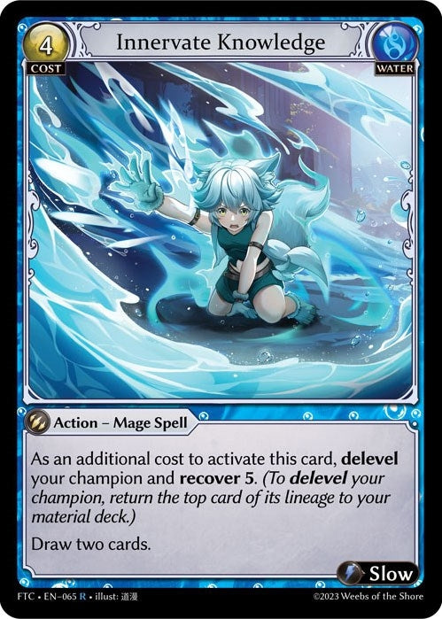 Innervate Knowledge (65) (FTC) - Grand Archive TCG Single