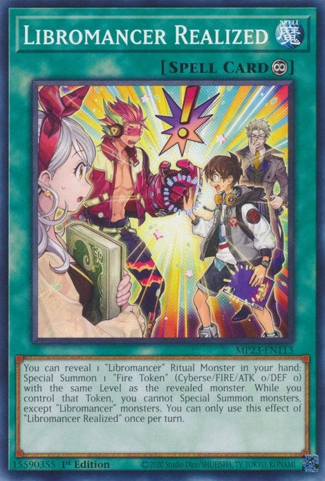Libromancer Realized (23113) (MP23) - YuGiOh Single