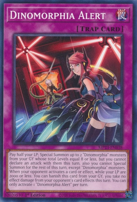 Dinomorphia Alert (23038) (MP23) - YuGiOh Single