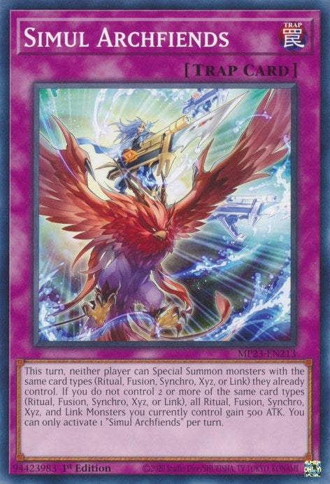 Simul Archfiends (23213) (MP23) - YuGiOh Single