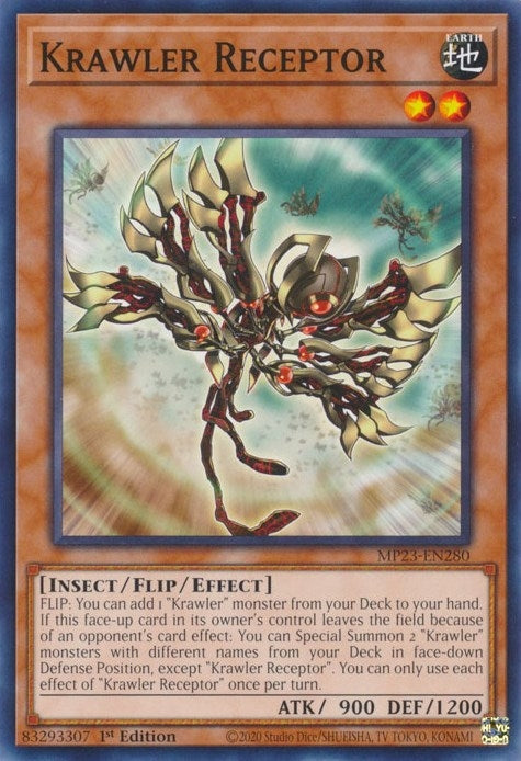 Krawler Receptor (23280) (MP23) - YuGiOh Single