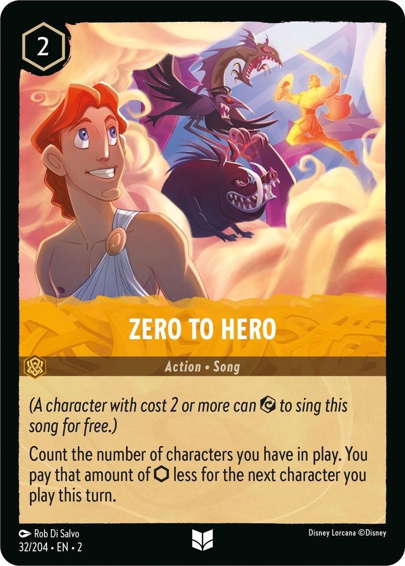 Zero To Hero (32) (2) - Disney Lorcana Single