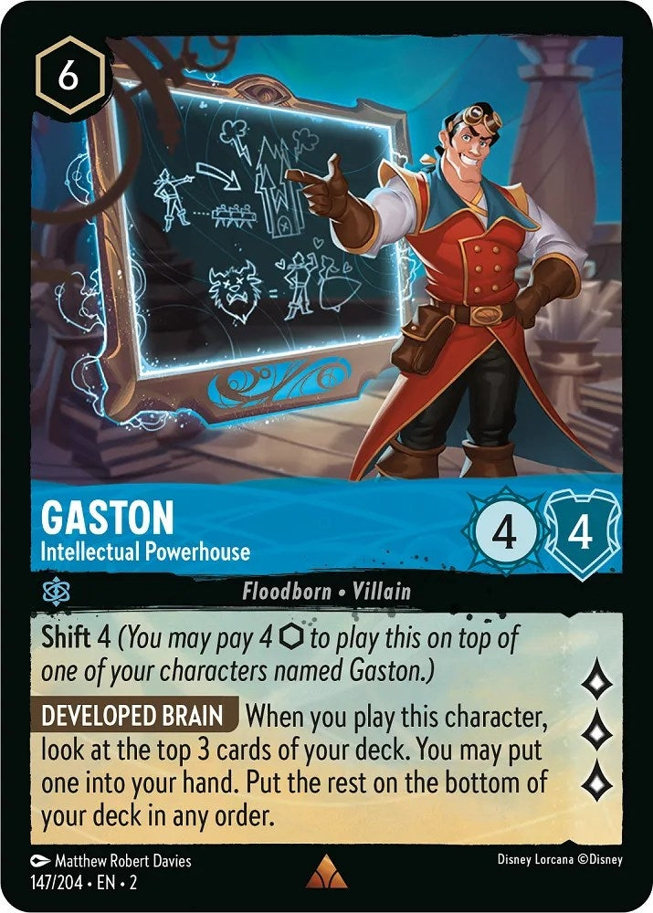 Gaston - Intellectual Powerhouse (147) (2) - Disney Lorcana Single