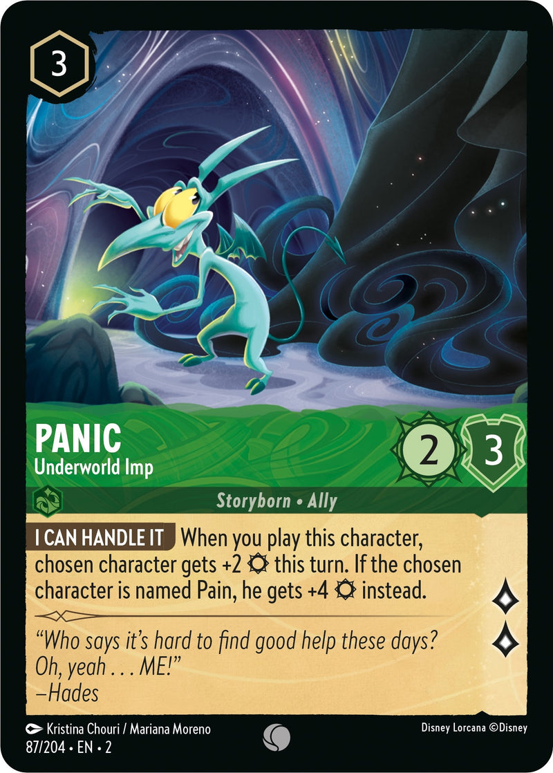 Panic - Underworld Imp (87) (2) - Disney Lorcana Single