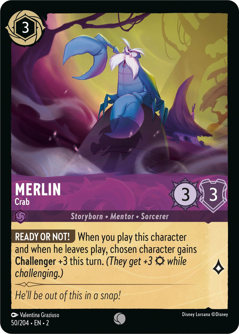 Merlin - Crab (50) (2) - Disney Lorcana Single
