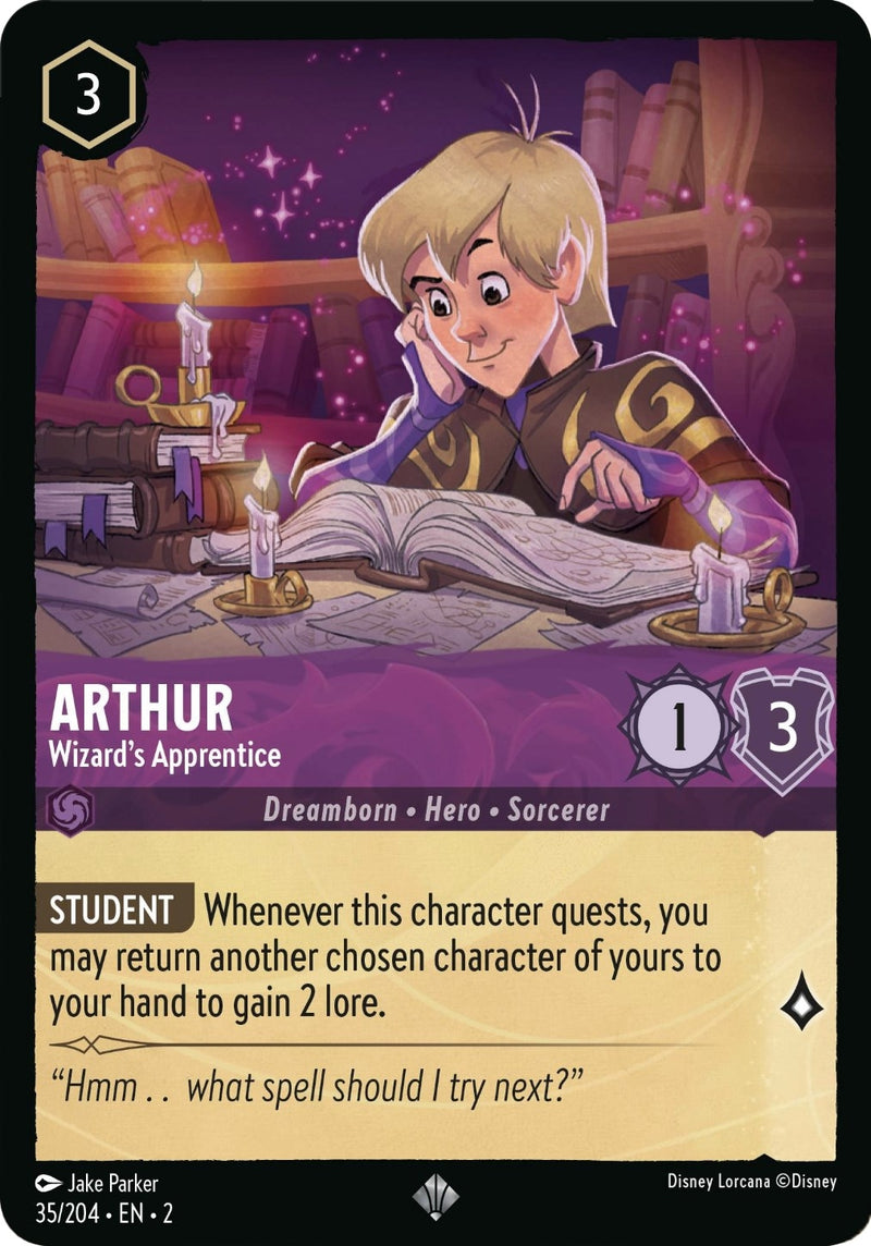 Arthur - Wizard’s Apprentice (35) (2) - Disney Lorcana Single