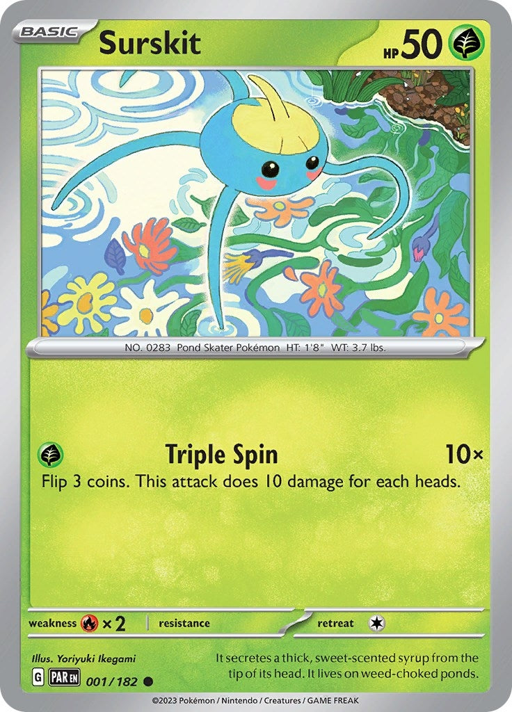 Surskit (1) (PAR) - Pokemon Single