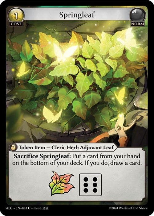 Image for Springleaf (081) (Alchemical Revolution) - Grand Archive TCG