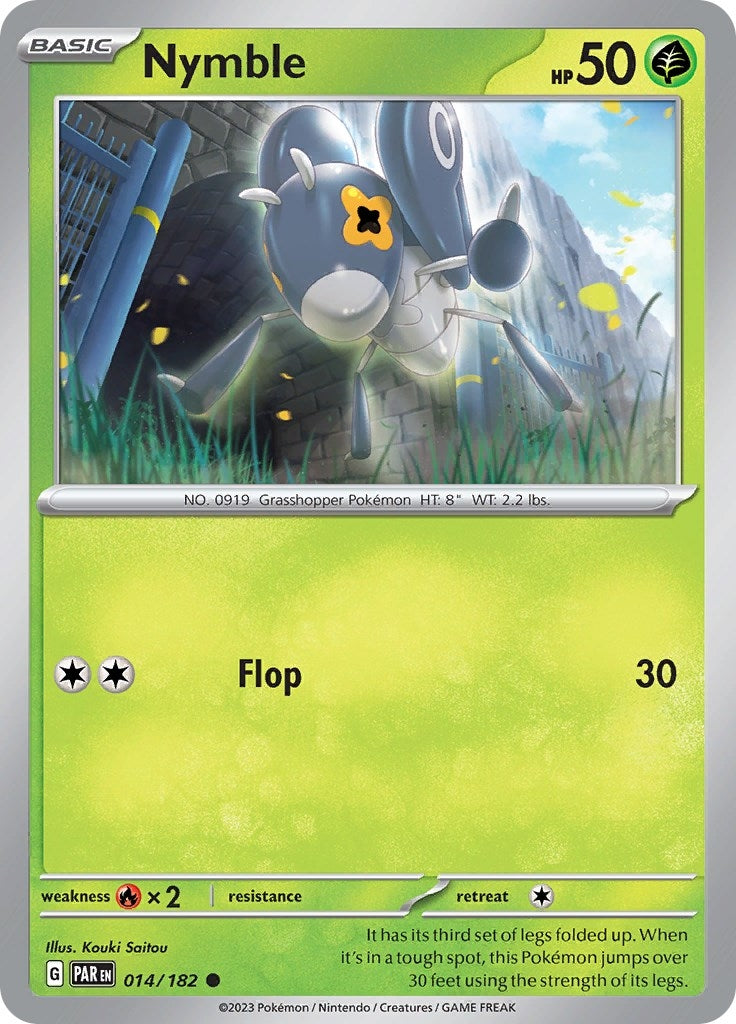 Nymble - 014/182 (14) (PAR) - Pokemon Single