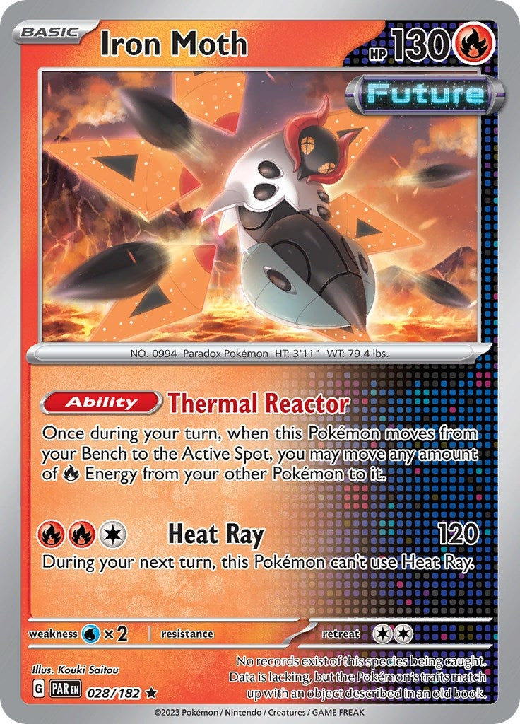 Iron Moth - 028/182 (28) (PAR) - Pokemon Single
