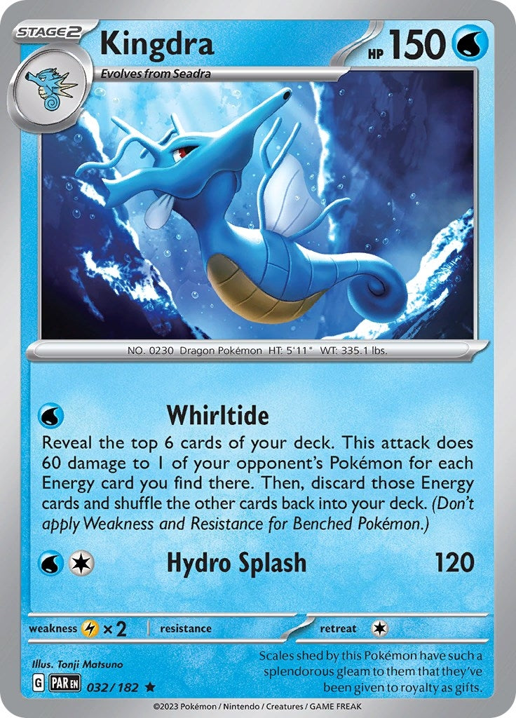 Kingdra (32) (PAR) - Pokemon Single