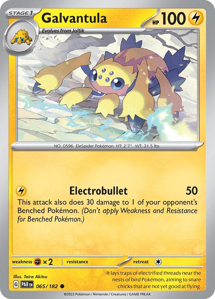 Galvantula (65) (PAR) - Pokemon Single