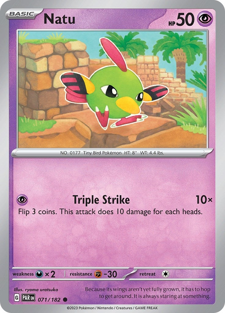 Natu (71) (PAR) - Pokemon Single