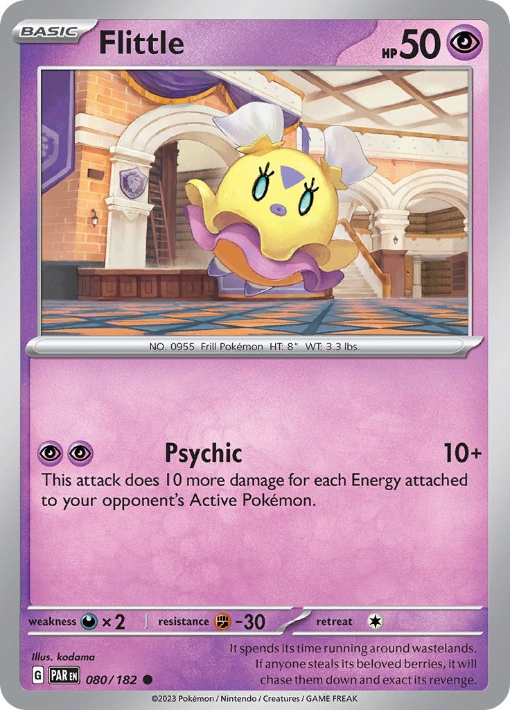 Flittle - 080/182 (80) (PAR) - Pokemon Single