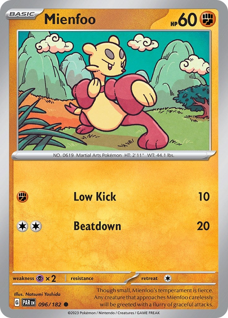 Mienfoo (96) (PAR) - Pokemon Single
