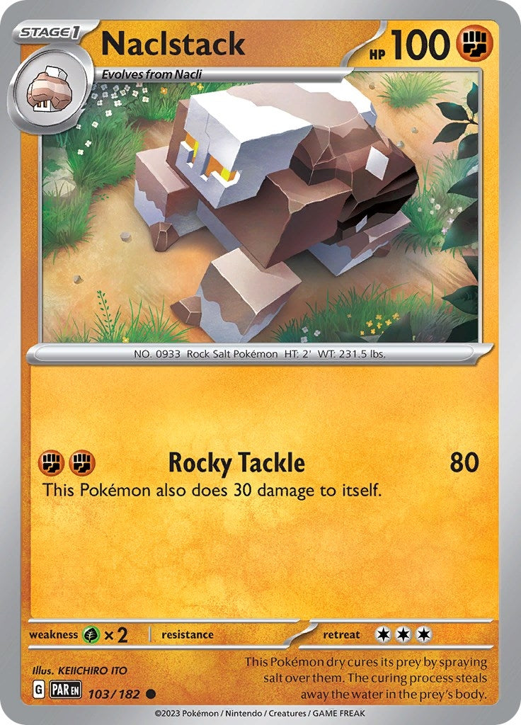 Naclstack (103) (PAR) - Pokemon Single