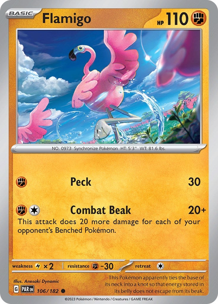Flamigo (106) (PAR) - Pokemon Single