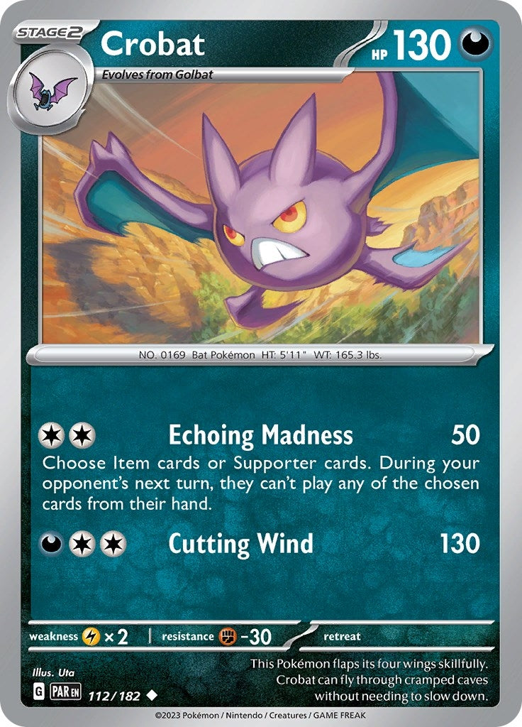Crobat (112) (PAR) - Pokemon Single