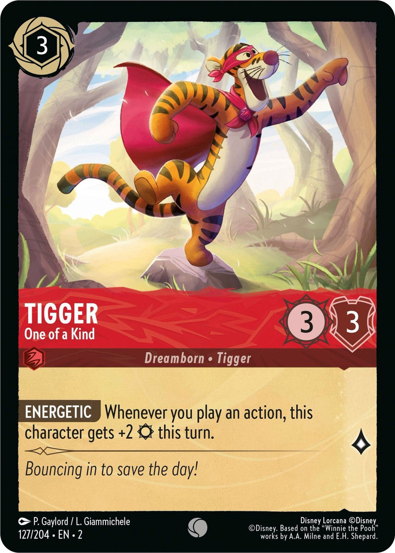 Tigger - One of a Kind (127) (2) - Disney Lorcana Single