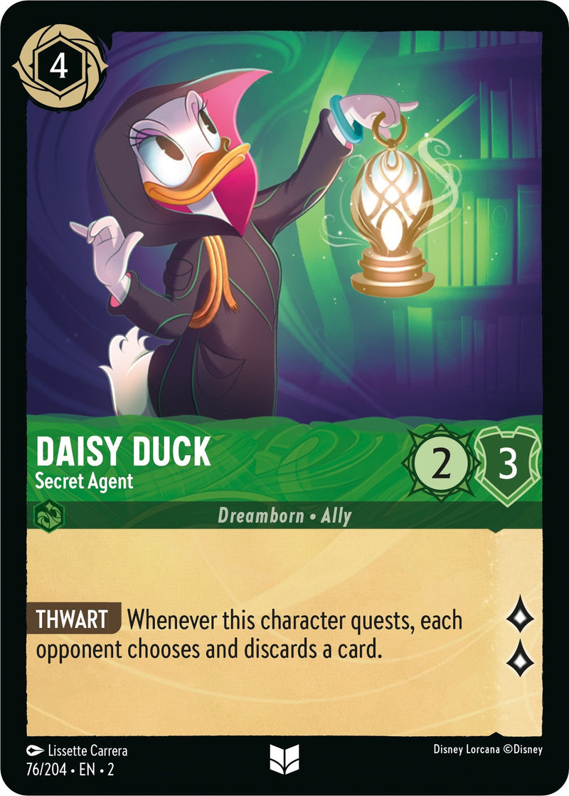 Daisy Duck - Secret Agent (76) (2) - Disney Lorcana Single