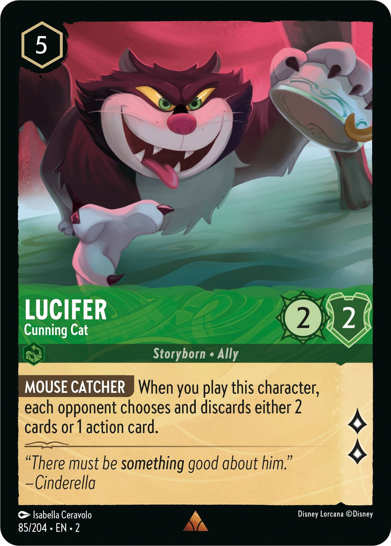 Lucifer - Cunning Cat (85) (2) - Disney Lorcana Single