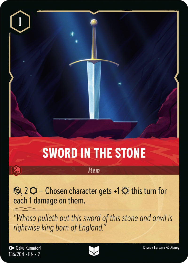 Sword in the Stone (136) (2) - Disney Lorcana Single