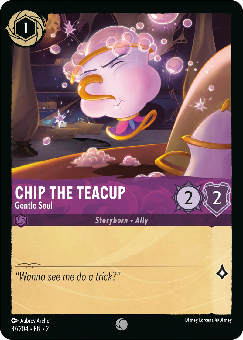 Chip the Teacup - Gentle Soul (37) (2) - Disney Lorcana Single