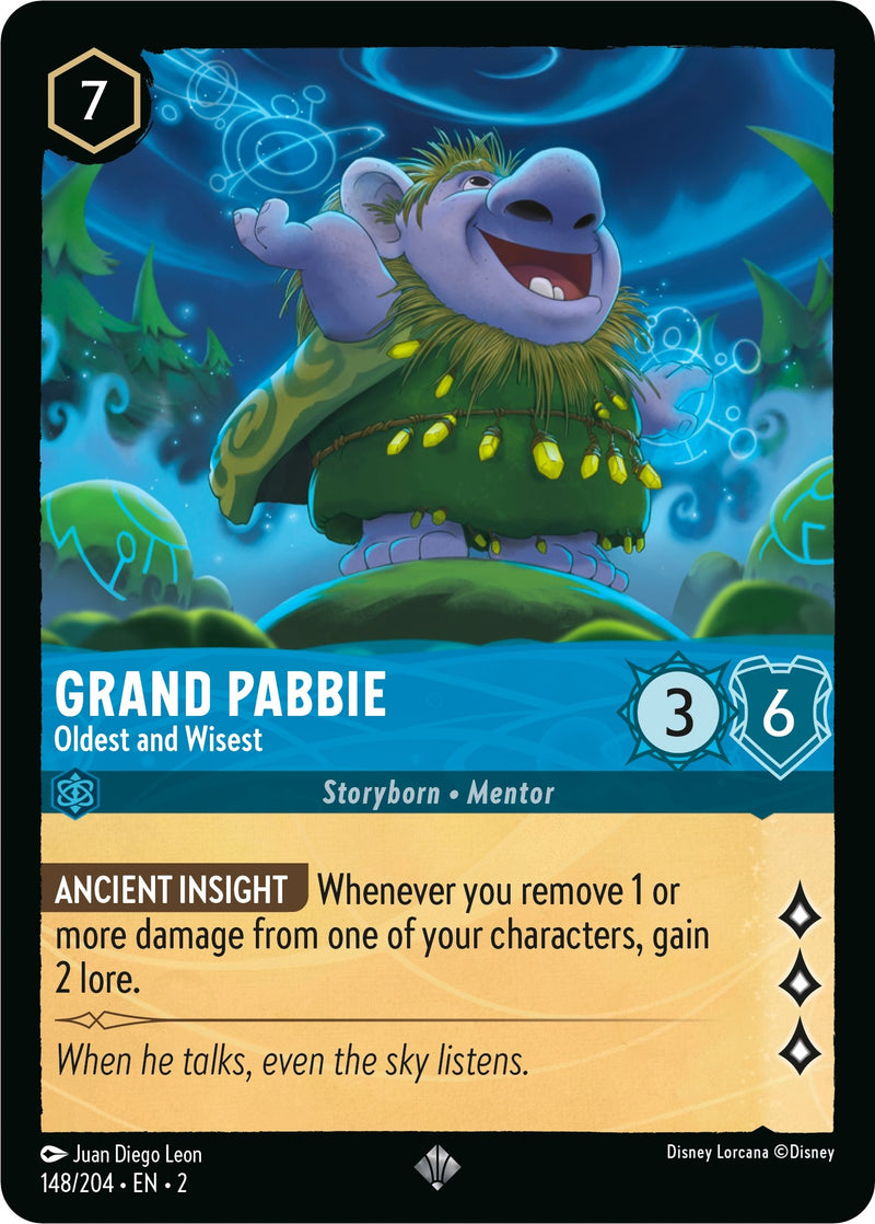 Grand Pabbie - Oldest and Wisest (148) (2) - Disney Lorcana Single