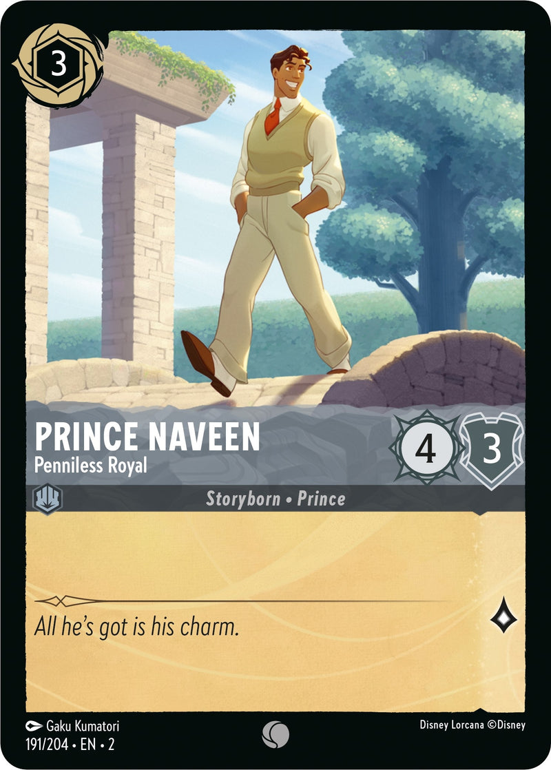 Prince Naveen - Penniless Royal (191) (2) - Disney Lorcana Single