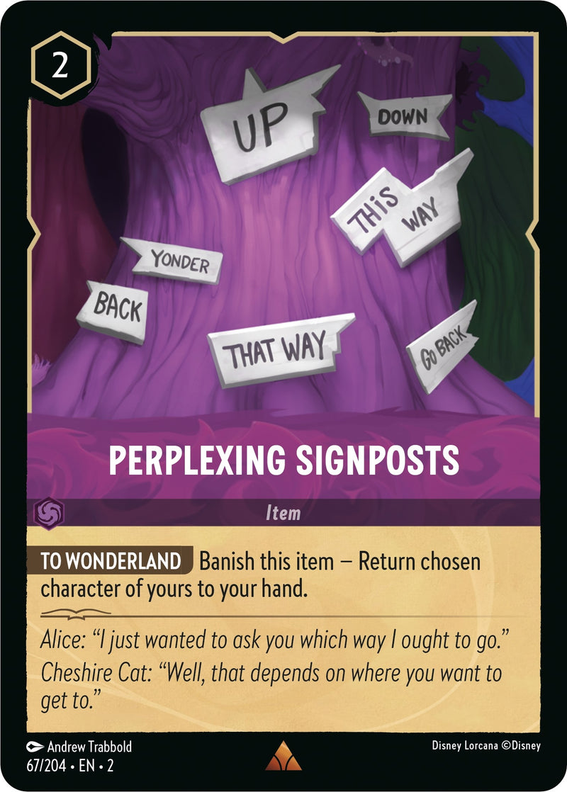 Perplexing Signposts (67) (2) - Disney Lorcana Single