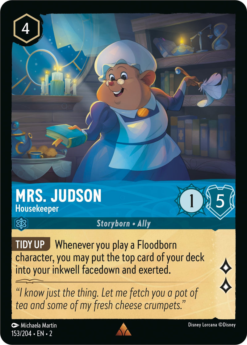 Mrs. Judson - Housekeeper (153) (2) - Disney Lorcana Single