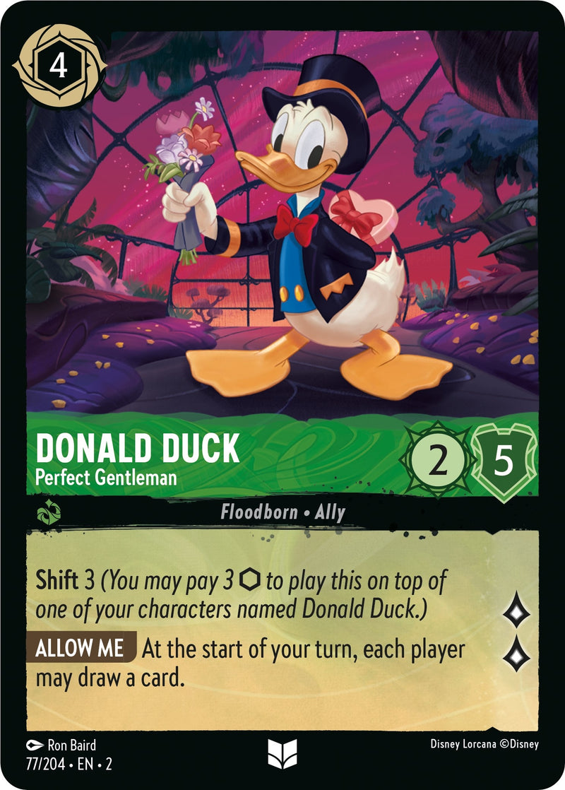 Donald Duck - Perfect Gentleman (77) (2) - Disney Lorcana Single