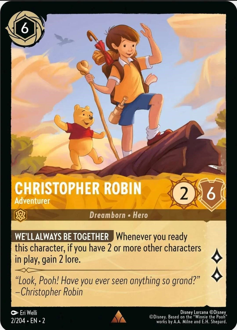 Christopher Robin - Adventurer (2) (2) - Disney Lorcana Single