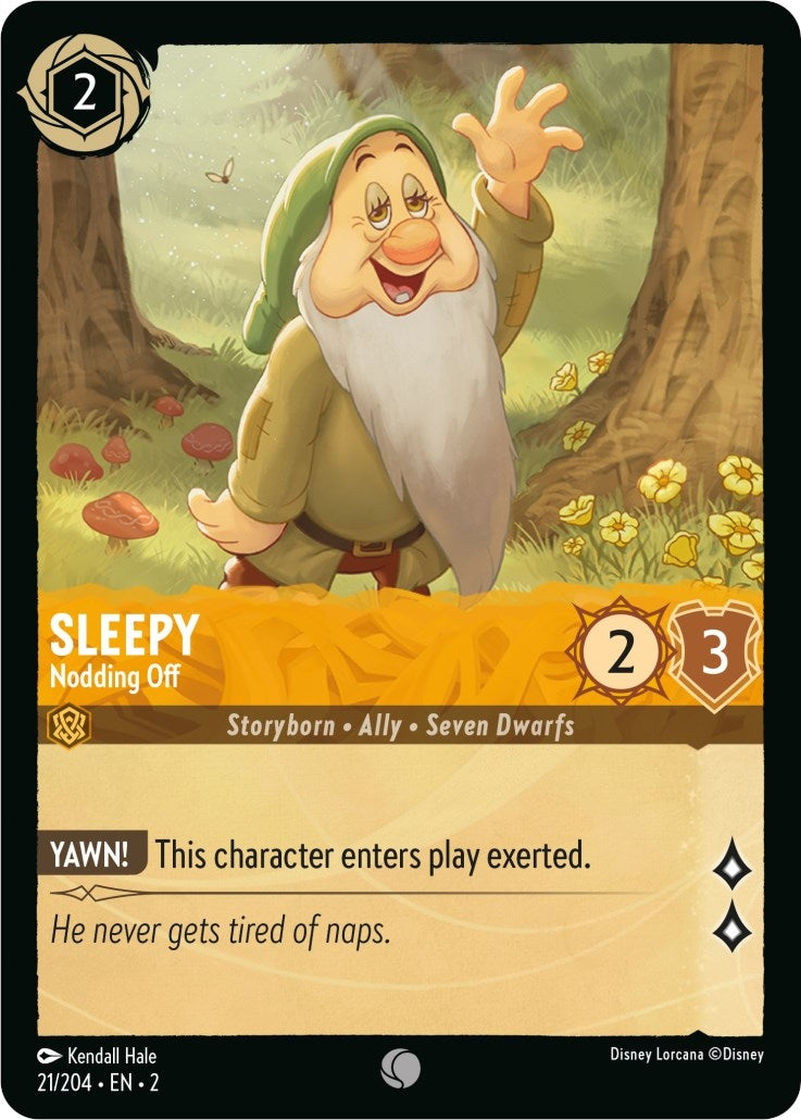 Sleepy - Nodding Off (21) (2) - Disney Lorcana Single