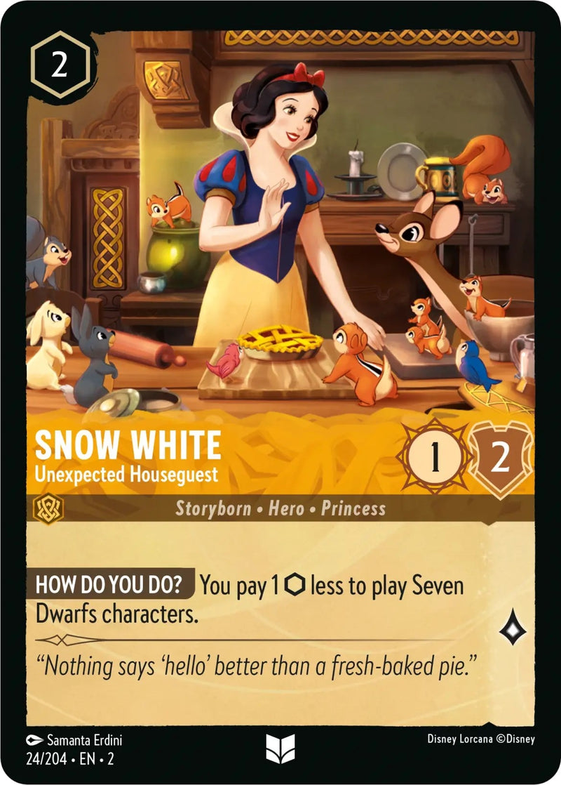 Snow White - Unexpected Houseguest (24) (2) - Disney Lorcana Single
