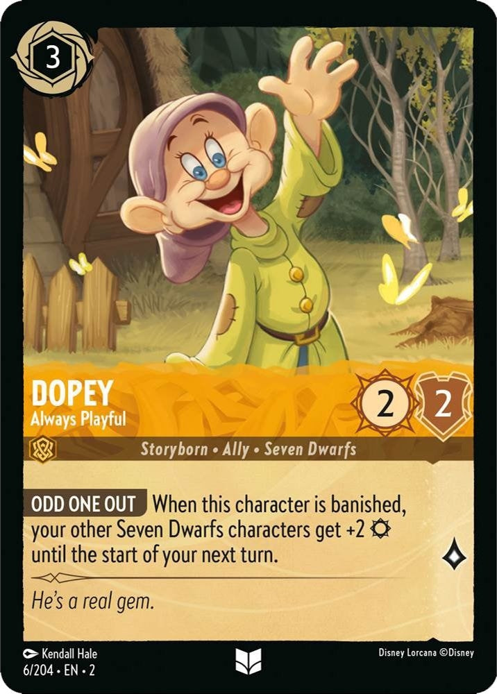 Dopey - Always Playful (6) (2) - Disney Lorcana Single