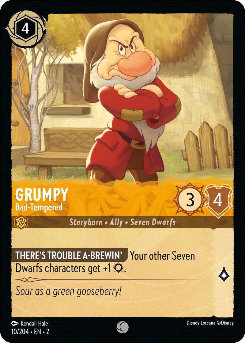 Grumpy - Bad-Tempered (10) (2) - Disney Lorcana Single