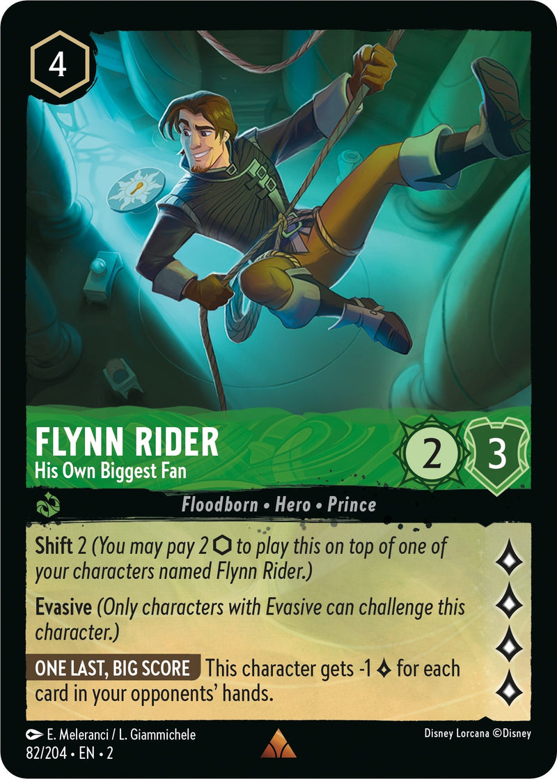 Flynn Rider - His Own Biggest Fan (82) (2) - Disney Lorcana Single