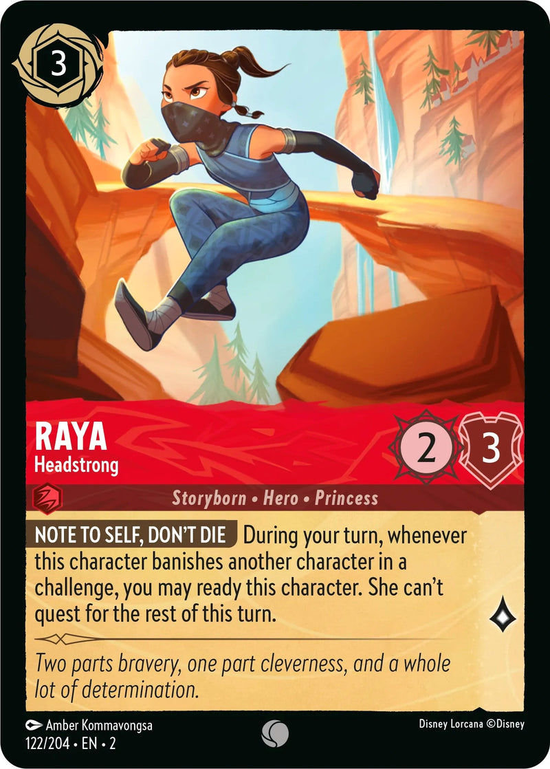 Raya - Headstrong (122) (2) - Disney Lorcana Single