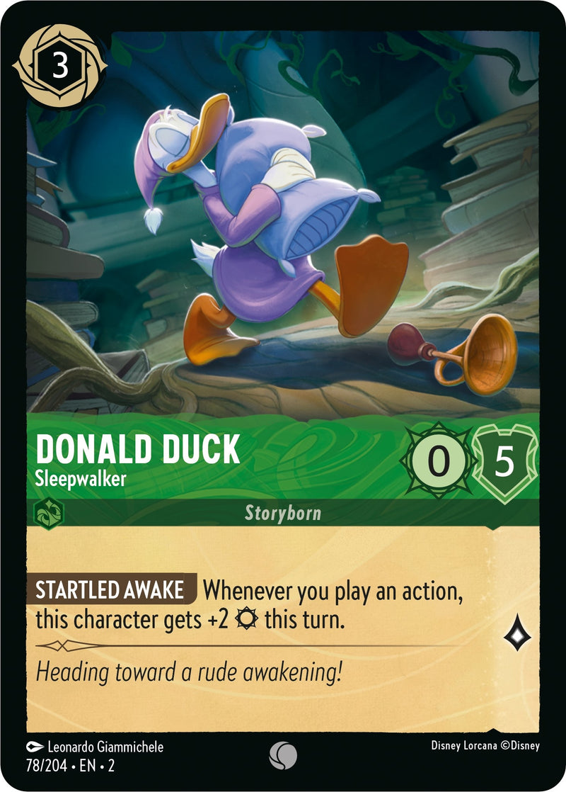 Donald Duck - Sleepwalker (78) (2) - Disney Lorcana Single