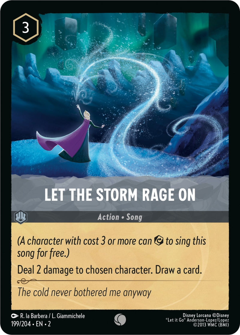 Let the Storm Rage On (199) (2) - Disney Lorcana Single